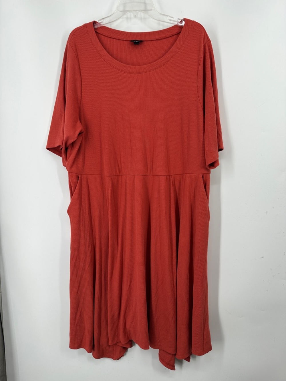 torrid Rust Short Sleeve Swing Dress